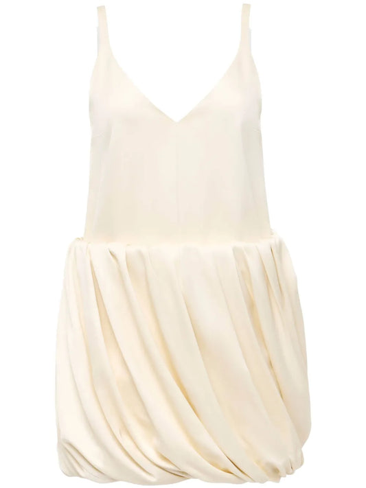 Rolled-Hem Slip Dress