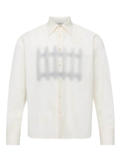 Fence-Printed Shirt