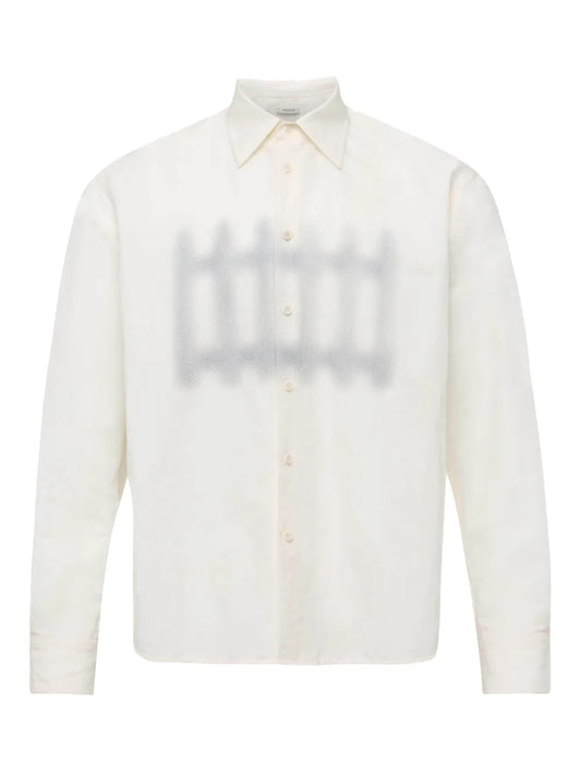 Fence-Printed Shirt