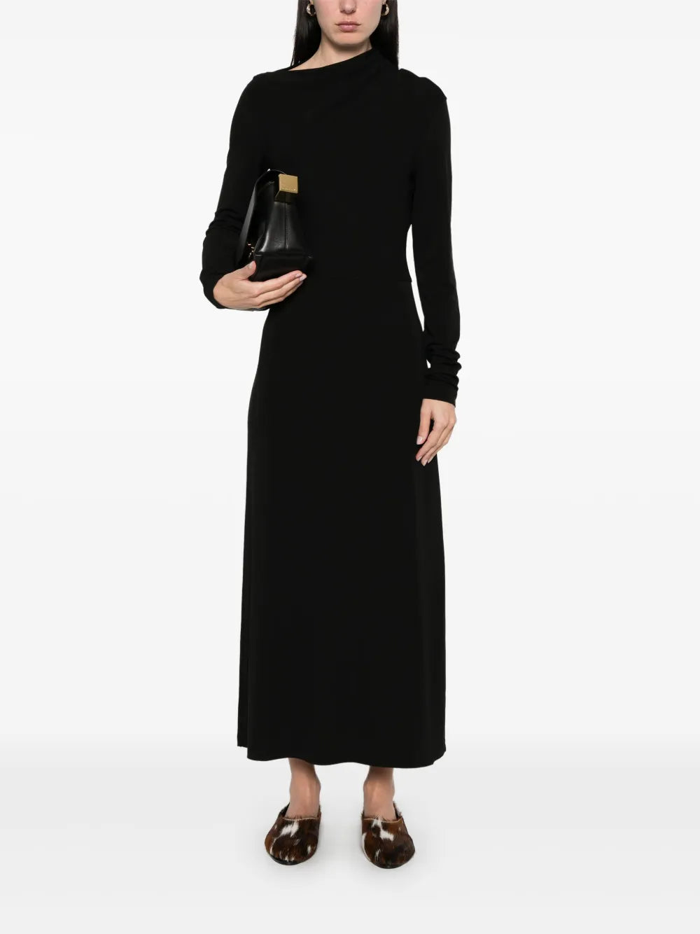 Draped Jersey Dress