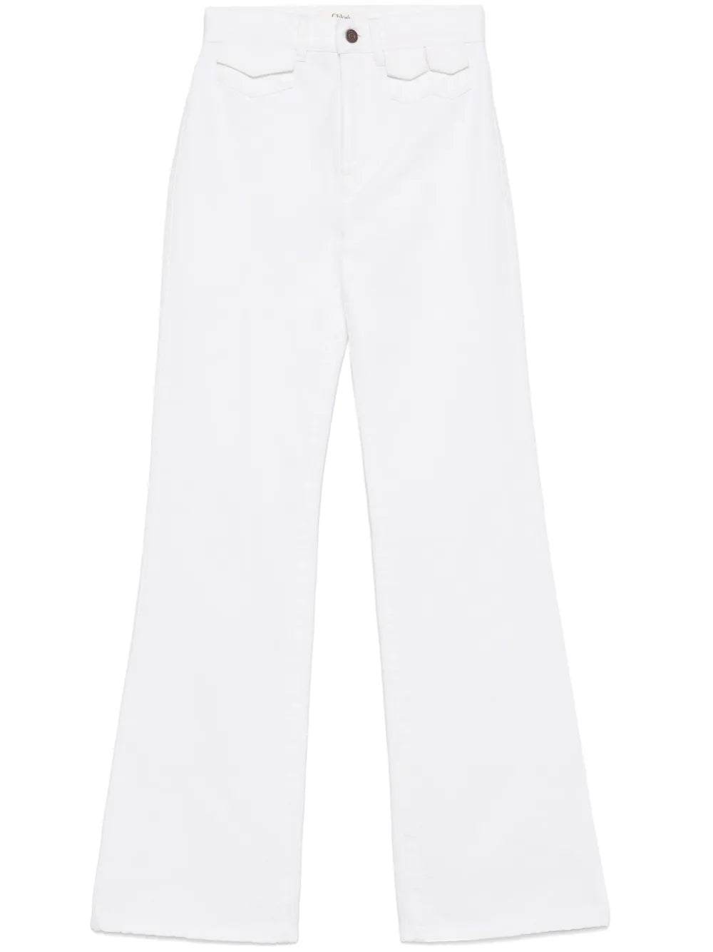 High-Waisted Straight-Leg Jeans
