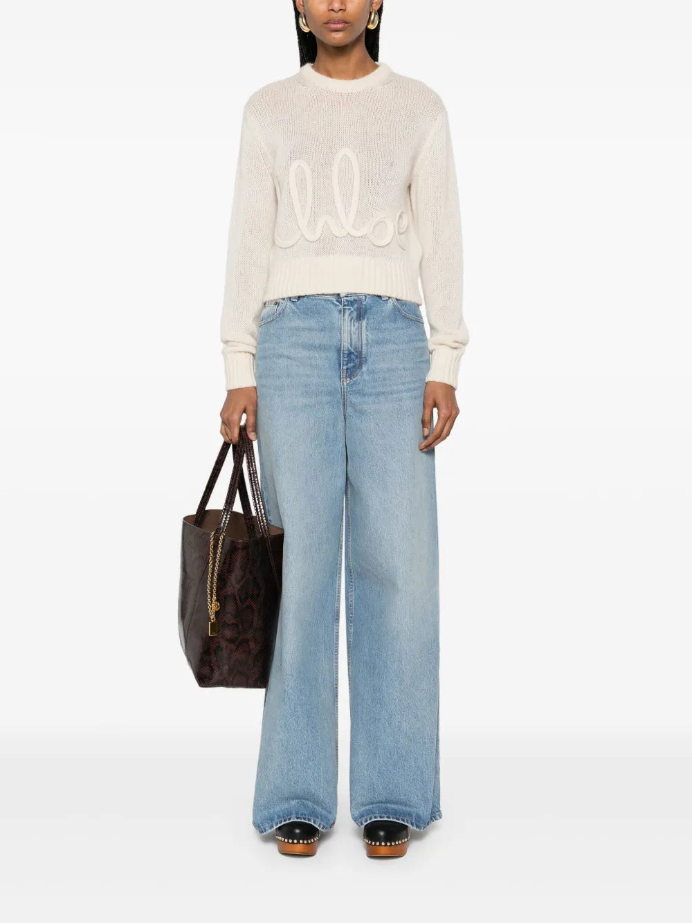 Logo-Patch Jeans