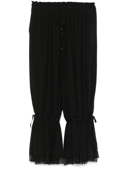 Cinched Cropped Trousers