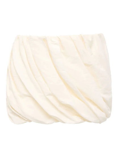 Rolled Mini Skirt