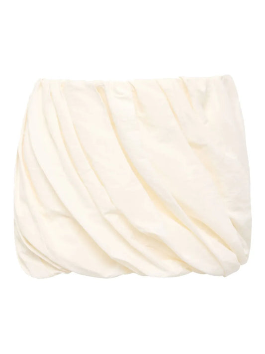 Rolled Mini Skirt