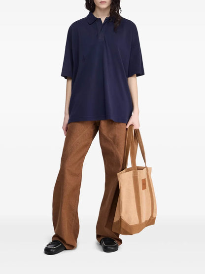 Anchor-Print Polo Shirt