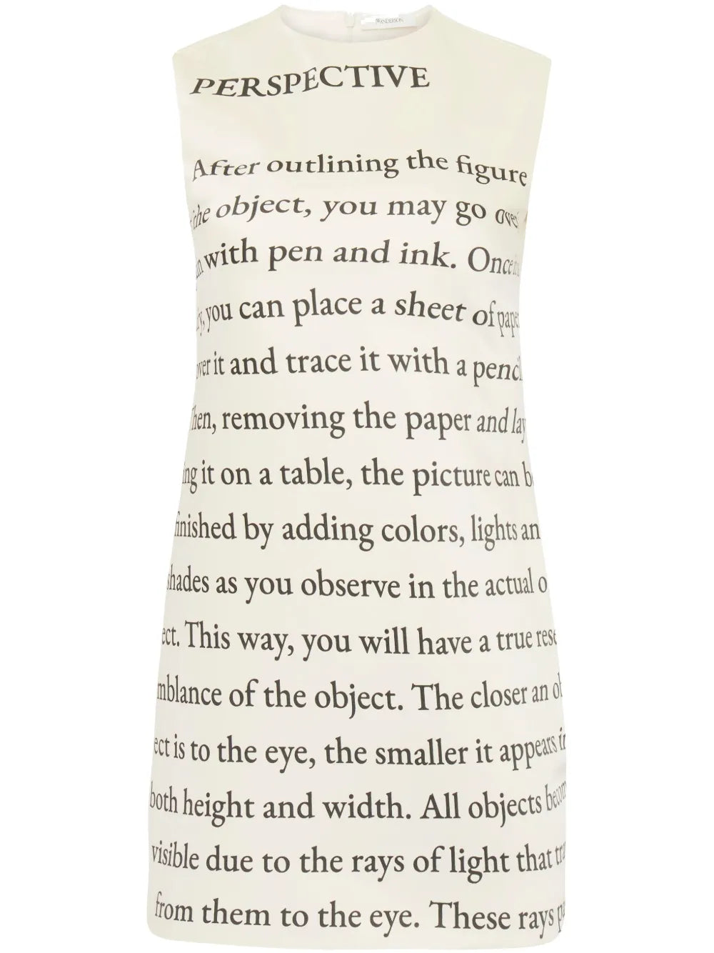 Text-Print Mini Dress