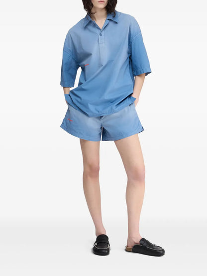 Oversized Logo Polo Shirt