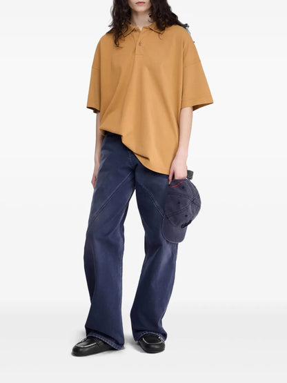 Anchor-Print Polo Shirt