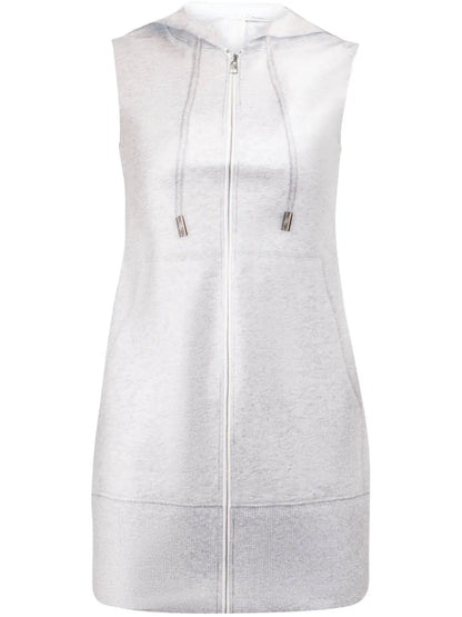 Zipped Hoodie Mini Dress