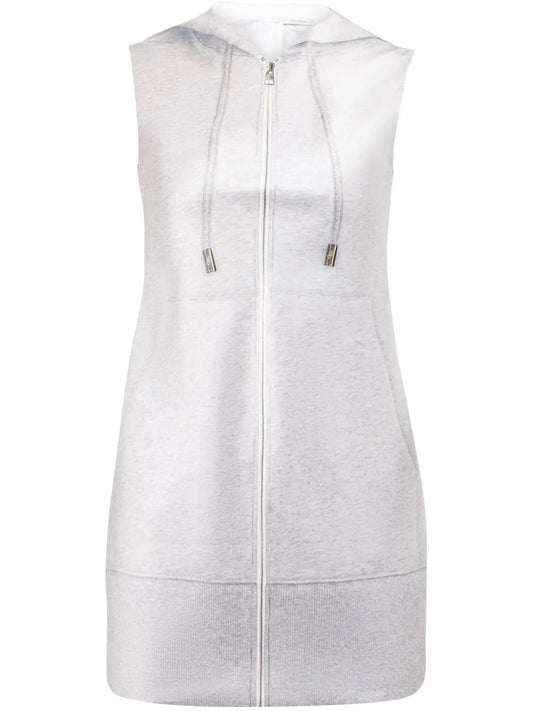 Zipped Hoodie Mini Dress
