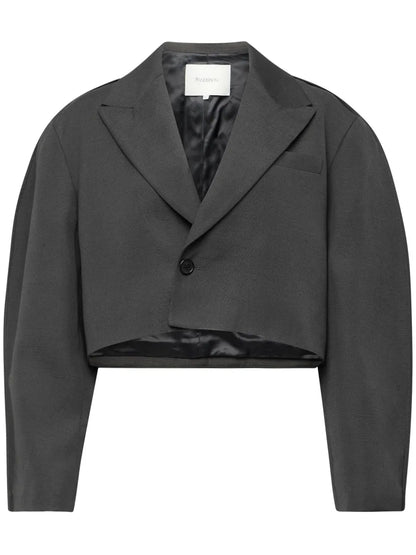 Cropped Tailored Blazer