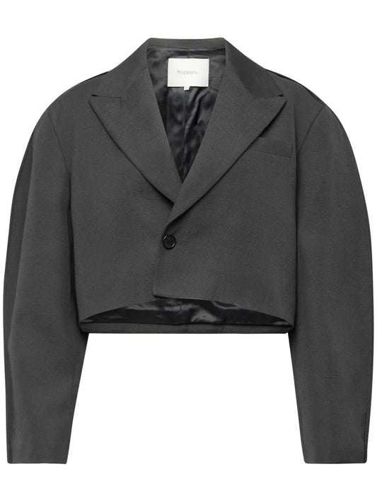 Cropped Tailored Blazer