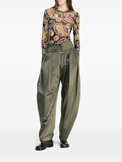 Paisley-Print Top