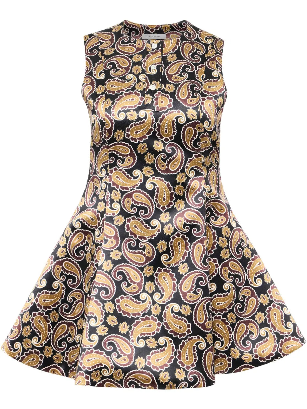 Paisley-Print Mini Dress