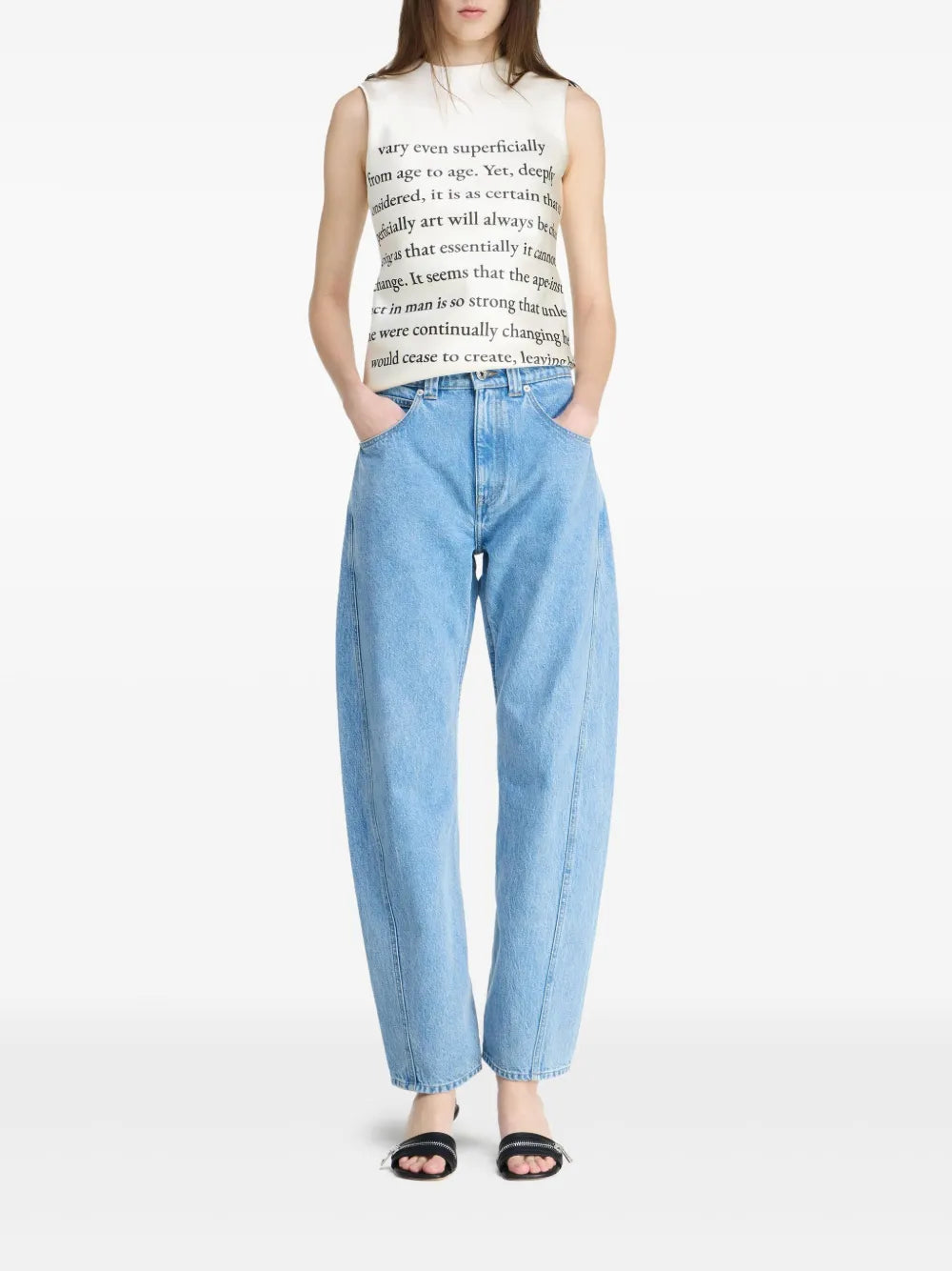 Twisted Slim-Fit Jeans
