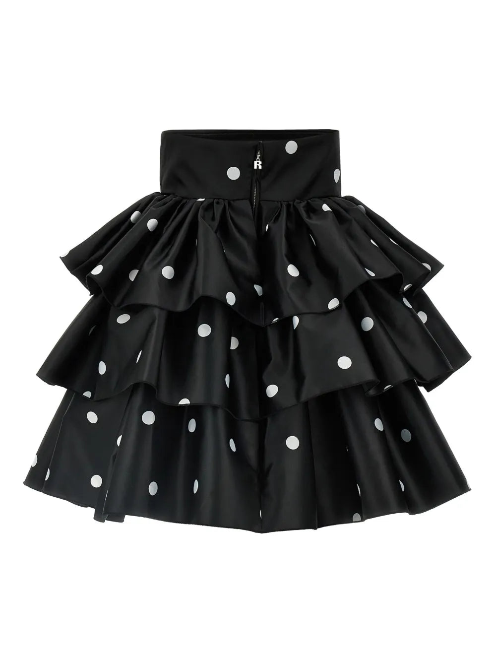 Satin Ruffled Dress