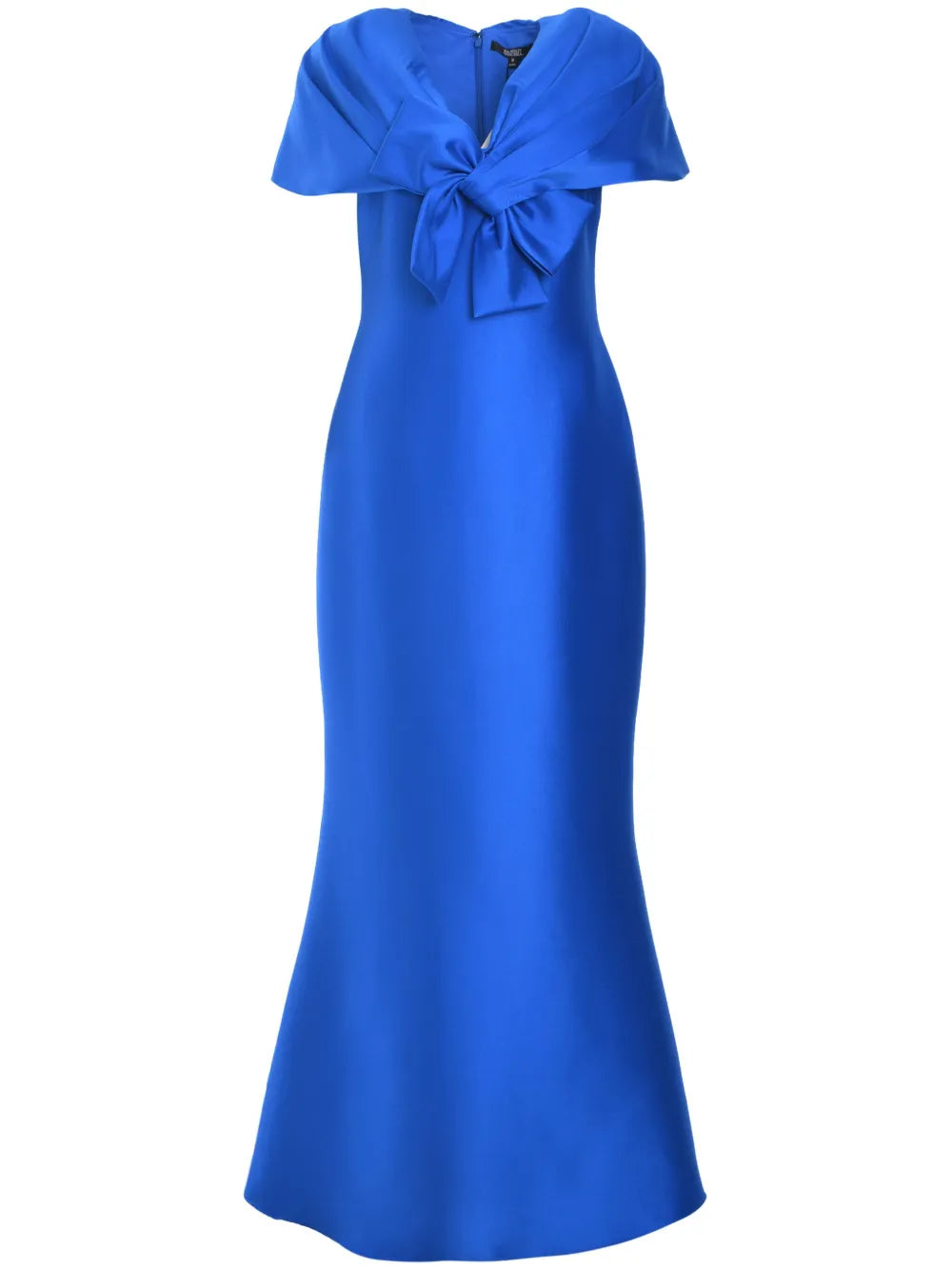 Wrap-Shoulder Gown