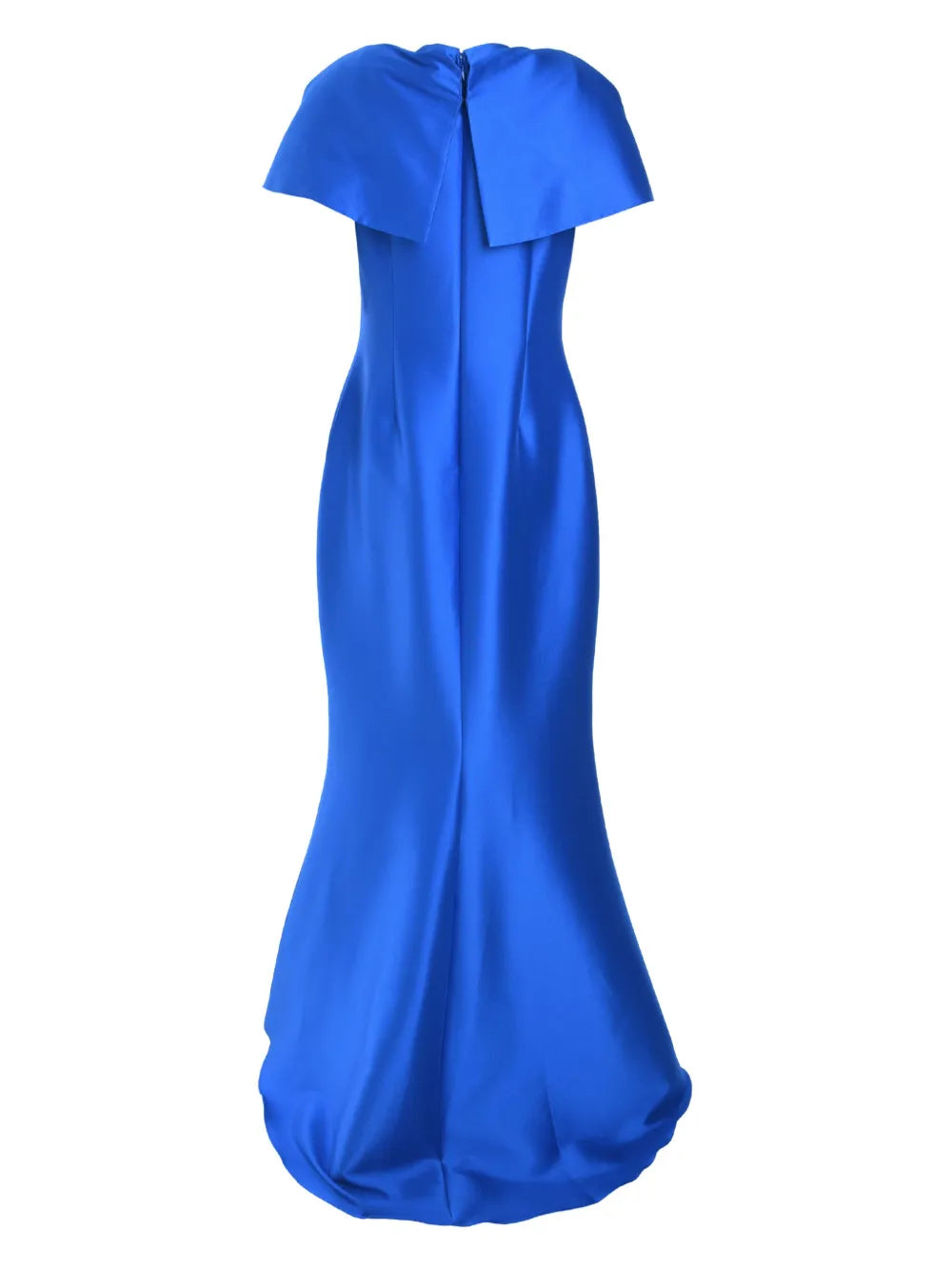 Wrap-Shoulder Gown