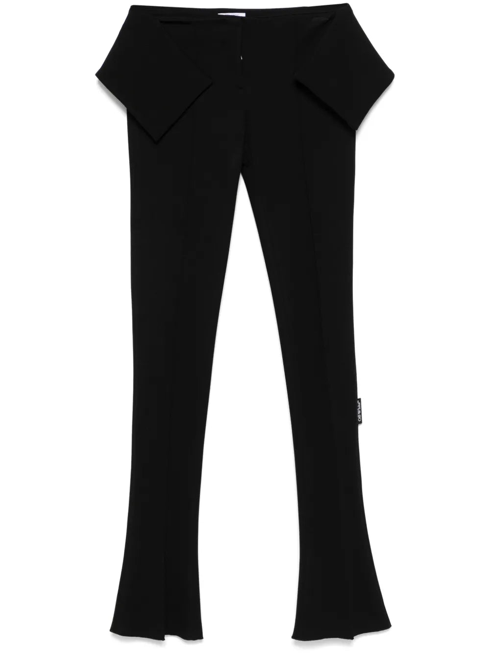 Belt-Detail Slim-Fit Trousers