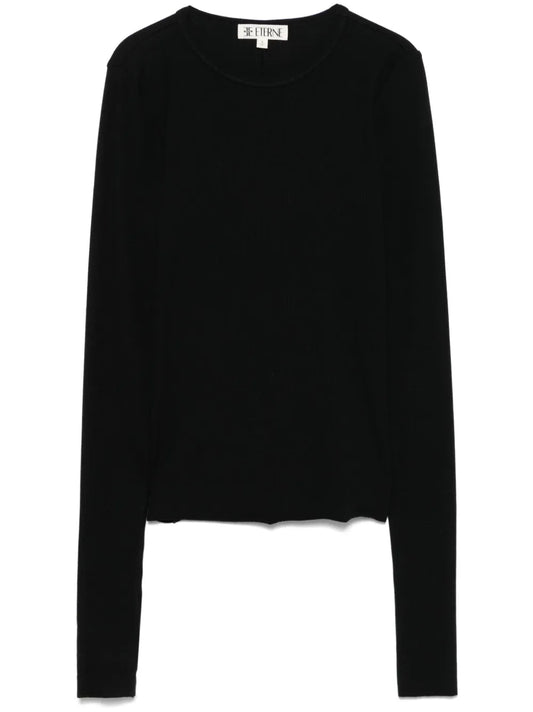 Long-Sleeve Fitted Top