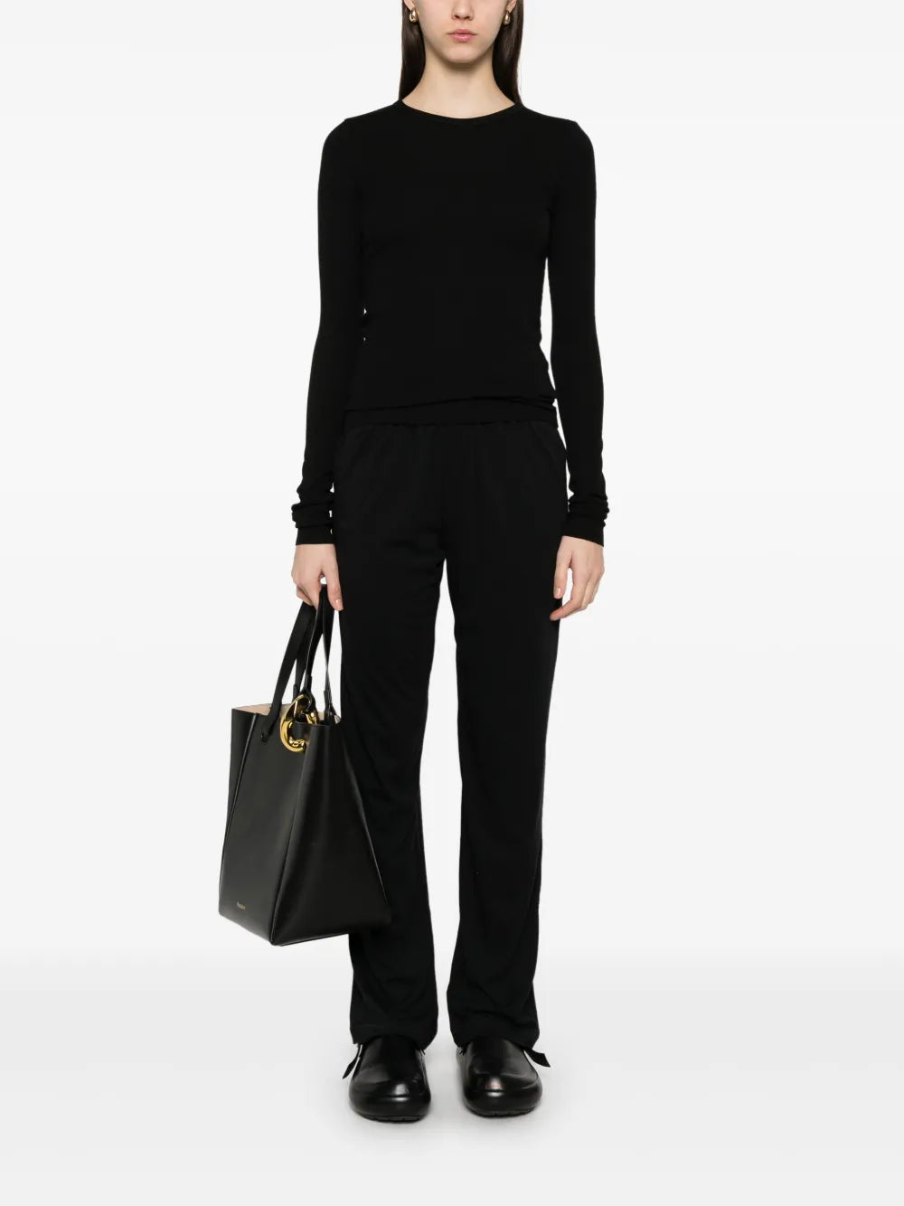 Long-Sleeve Fitted Top