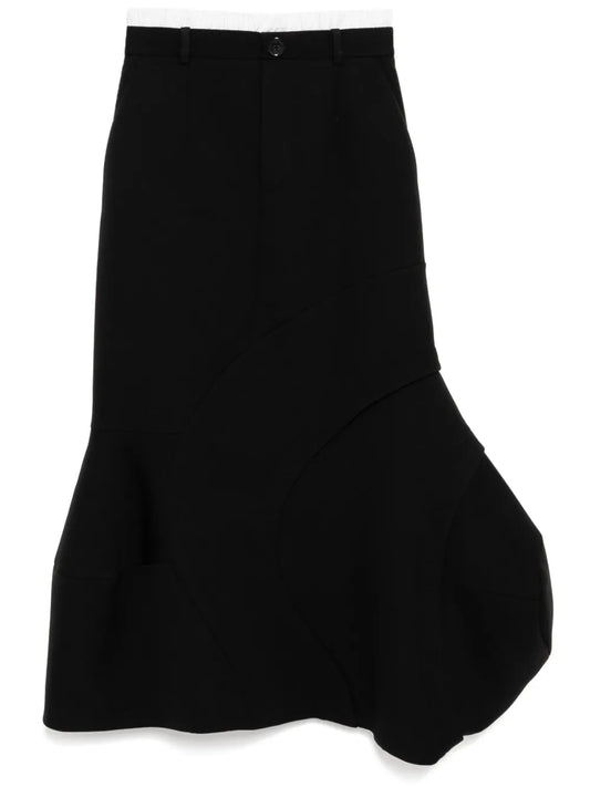 Double-Waistband Skirt