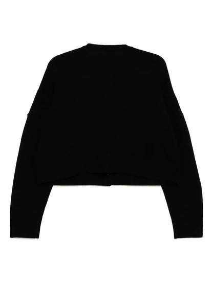 Patched Cardigan