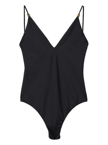 Logo-Plaque Swimsuit