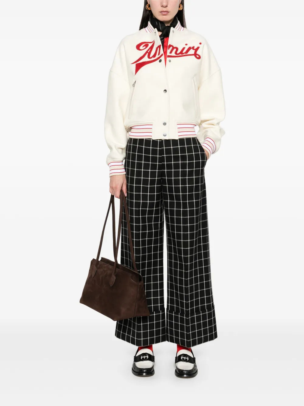 Logo-Embroidered Bomber Jacket