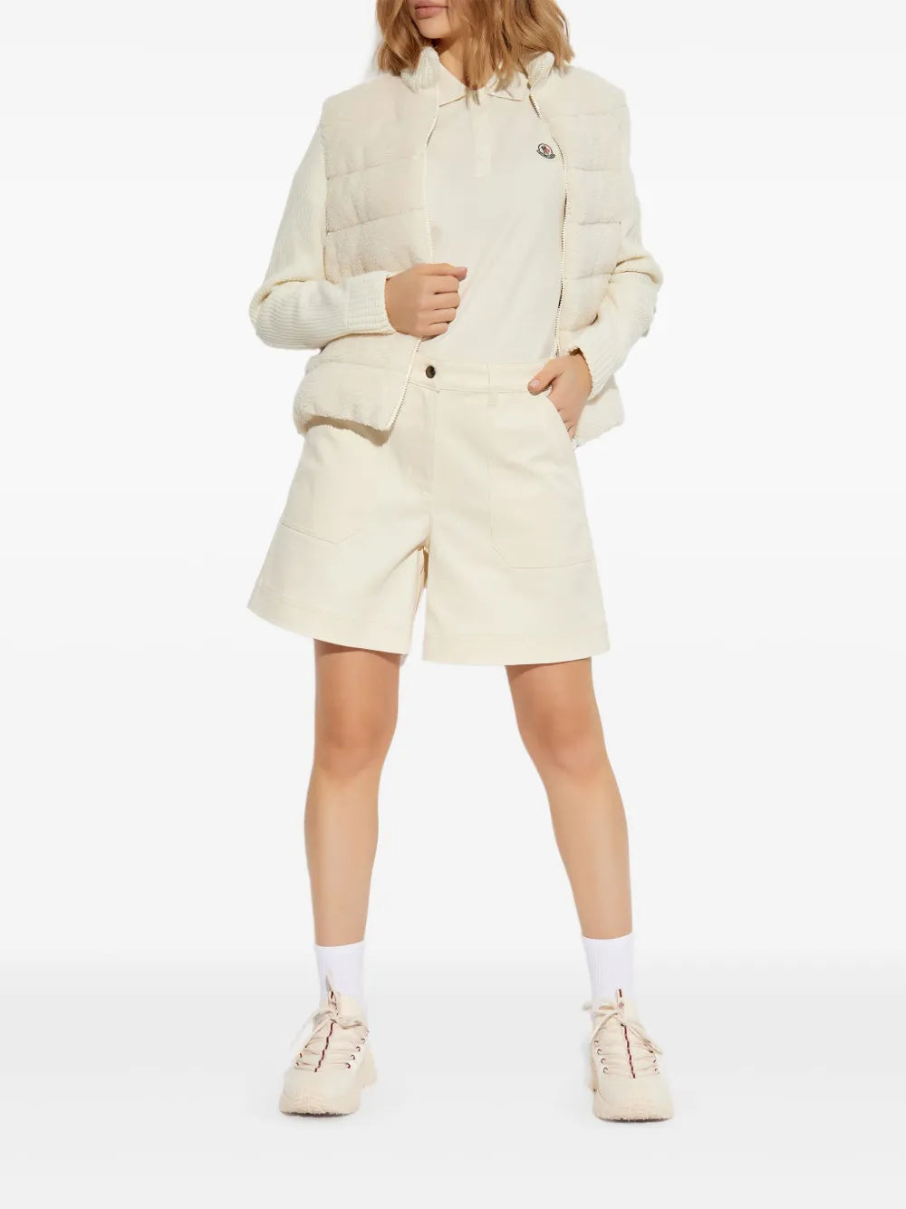 Padded Wool Cardigan