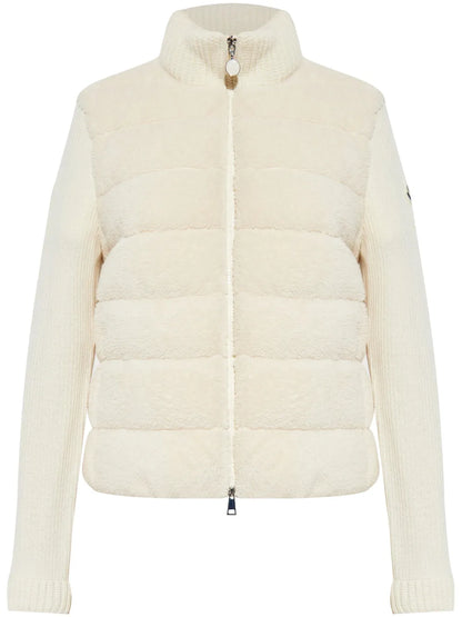 Padded Wool Cardigan