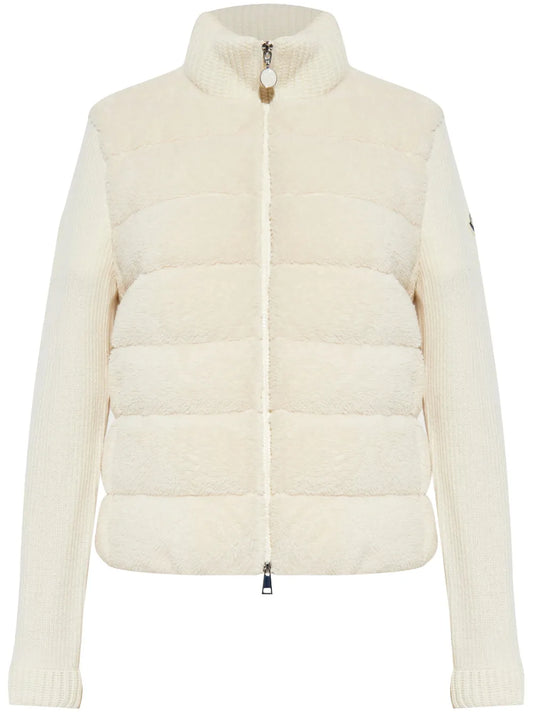 Padded Wool Cardigan