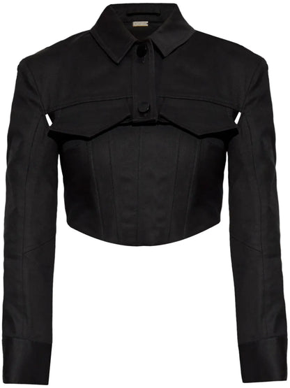 Cut-Out Blouse
