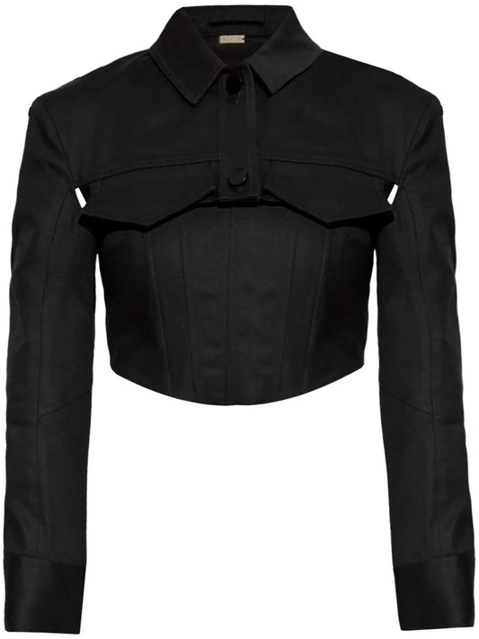 Cut-Out Blouse