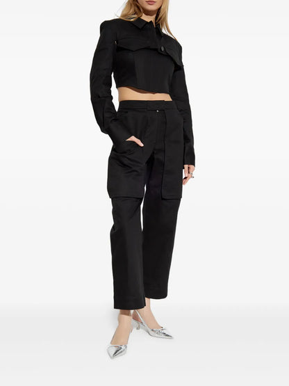 Cut-Out Blouse