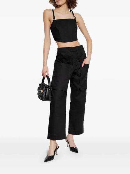 Square-Neck Crop Top