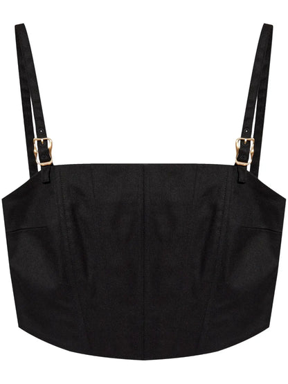 Square-Neck Crop Top