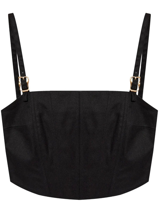 Square-Neck Crop Top
