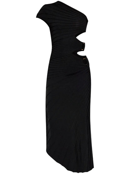 Cut-Out Asymmetric Dress