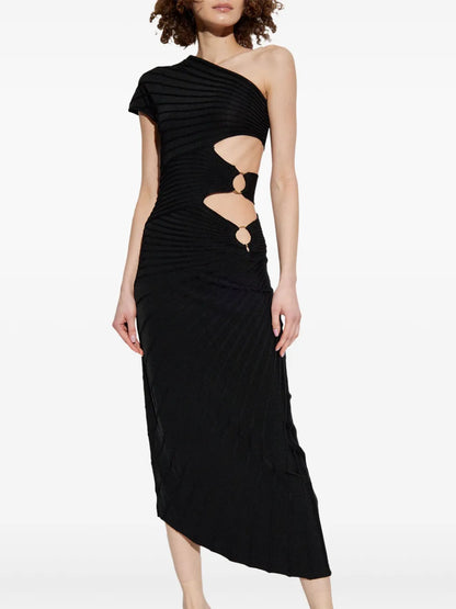 Cut-Out Asymmetric Dress