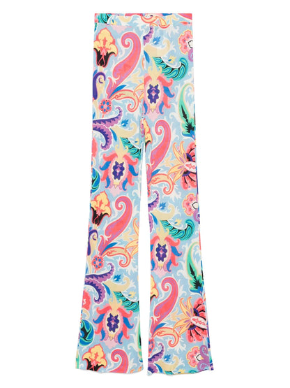 Paisley-Print Trousers