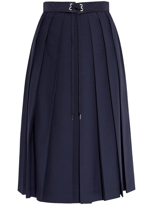 Pleated Midi Skirt