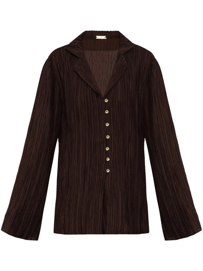 Textured-Finish Blouse
