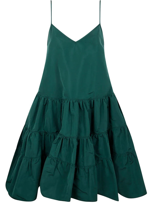 Peplum-Hem Mini Dress