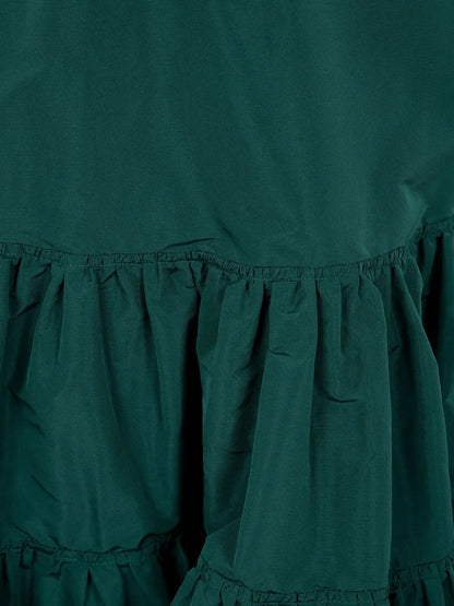 Peplum-Hem Mini Dress