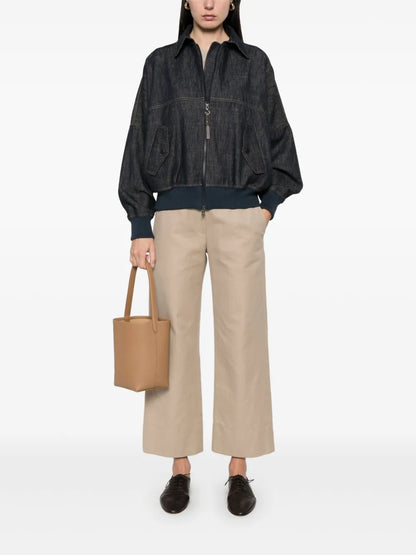 Twill-Weave Trousers