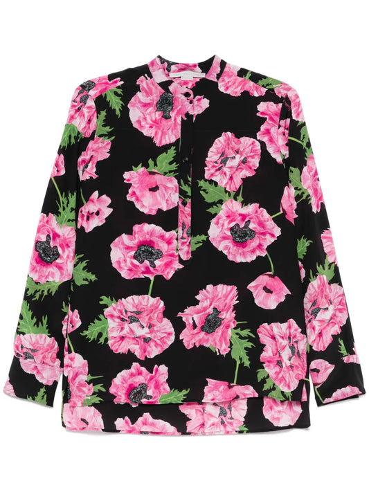 Poppy-Print Shirt