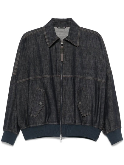 Denim Bomber Jacket