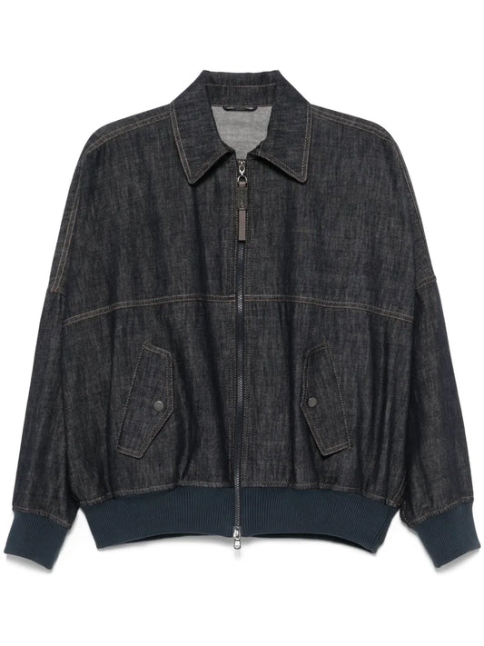 Denim Bomber Jacket